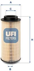 UFI filtru combustibil UFI 26.150. 00 (26.150.00)