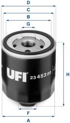 UFI Filtru ulei UFI 23.453. 00 (23.453.00)