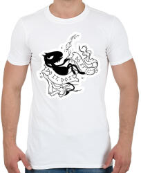 printfashion Disenchantment Luci - Férfi póló - Fehér (16469968)