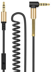 hoco. UPA02 3.5 mm Jack Audio kábel mikrofonnal 200 Cm fekete