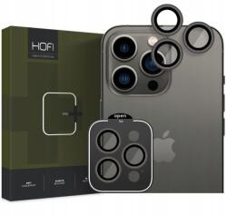 HOFI iPhone 15 Pro/15 Pro Max Hofi CamRing Pro+ kameralencse védő üvegfólia fekete