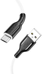 BOROFONE BX63 Charming kábel - USB-Micro USB - 2, 4A 1 méteres fekete-fehér