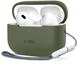 Tech-protect Szilikon Apple Airpods Pro 1 / 2 Olívazöld