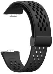 GIGAPACK GP-159415 Huawei Watch Fit 3 fekete szilikon óraszíj (GP-159415)