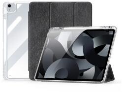 Dux Ducis GP-158135 iPad Pro 12.9 (2022) / Pro 12.9 (2021) / Pro 12.9 (2020) fekete textil hatású oldalra nyíló tok (GP-158135)
