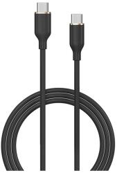 DEVIA EC632_B 1, 2m 60W Type-C fekete adat- és töltőkábel (EC632_B)