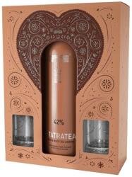TATRATEA Őszibarackos 0,7 l 42% + 2 pohár