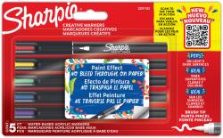 Sharpie Комплект маркери Sharpie Acrylic Brush, 5 цвята, блистера (32530-А)