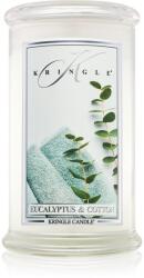 Kringle Candle Eucalyptus & Cotton ароматна свещ 624 гр
