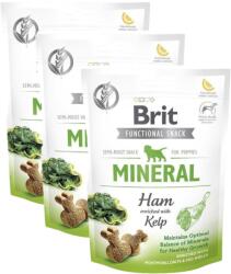 Brit Care Dog Snack funcțional cu șuncă minerală pentru căței 3x150g