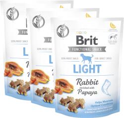 Brit Care Dog Snack funcțional Light Rabbit 3x150g