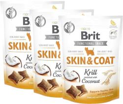 Brit Care Dog Snack funcțional pentru piele și blană Krill 3x150g