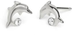 Victoria Cruz Kids delfines fülbevaló fehér kristállyal (Ag 925/1000, 0, 707 g)