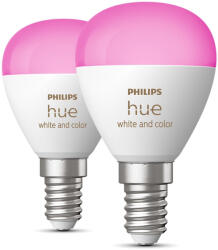 Philips Hue okos E14 LED, 5, 1 W, 2 darabos (White And Color Ambiance RGBW) (929003573602)