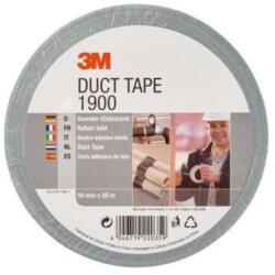 3M Duct Tape 1900 alap textilszalag, ezüst, 50 mm x 50 m, buborékcsomagolásban (F8212)