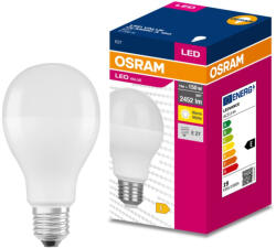 OSRAM E27 LED Value Classic 19W, 2452 lm, 2700 K, 150 W izzó helyett (4058075661639)