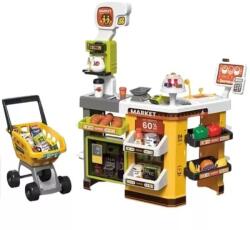 Man Yuk Toys Szupermarket játékszett hűtővel - 65 db-os (668-128) - jateknet