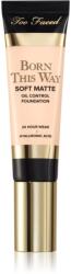 Too Faced Born This Way Soft Matte Foundation mattító make-up árnyalat Swan 30 ml