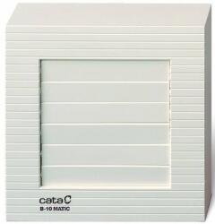 CATA B-10 MATIC Timer Kisventilátor utószellőztető funkcióval és automata zsaluval