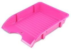 DONAU Irattálca, műanyag, törhetetlen, DONAU "Solid", rózsaszín (D745R) - primatinta