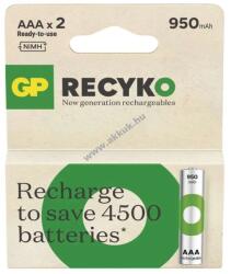 GP Batteries ReCyko Ni-MH akku HR03 (AAA) 950mAh 2db/csomag (B25112)