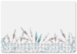 SIGEL Könyökalátét, 595x410 mm, 3 éves és heti tervezővel, SIGEL Frosted Leaves (SIHO303) - officemarket