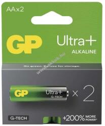 GP Batteries Ultra Plus alkáli, AA, mignon, ceruza elem 2db/csomag - A készlet erejéig!