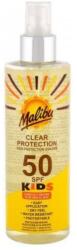 Malibu Kids Clear Protection SPF50 Spray de protecție solară pentru copii 250 ml