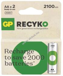 GP Batteries ReCyko Ni-MH akku HR6 (AA), 2100mAh 2db/csomag - A készlet erejéig!