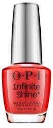 OPI Infinite Shine Gel-Like Lacquer lac de unghii cu efect de gel Knock 'Em Red 15 ml