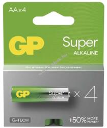 GP Batteries Super alkáli, AA, mignon, ceruza elem 4db/csomag - Kiárusítás - A készlet erejéig