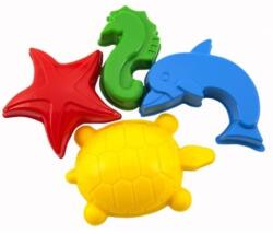 Teddies Formák homokos műanyag tengeri állatokhoz 4 db (TD00880109)