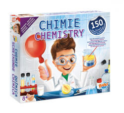 Buki France Laborator chimic cu 150 de experimente - cu instrucțiuni în lb. maghiară (BUKI8360)