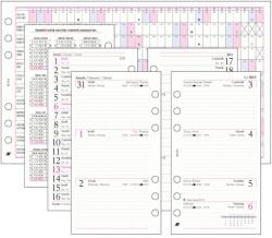 SATURNUS Kalendart Saturnus M311/F heti beosztású gyűrűs betétlap csomag 26SM311-FEH (26SM311-FEH)