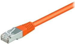 Equip S/FTP CAT6 Patch Kábel - 20 m, Narancssárga (605579)