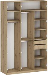 Halmar FLEX - K7 korpusz a MODULAR SROBE SYSTEM-hez - kézműves tölgy - sprintbutor
