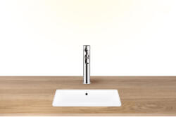 Oltens Drammen mosdótál 48x36.5 cm négyszögletes alulról beépíthető fehér fényes 40106000 (40106000)
