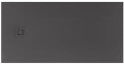 Roca Terran-N Stonex zuhanytálca 180x75 cm csúszásgátló felülettel és lefolyóval, onyx APA017082EE01640 (APA017082EE01640)