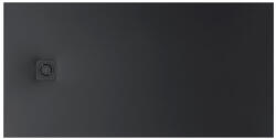 Roca Terran-N Stonex zuhanytálca 170x80 cm csúszásgátló felülettel és lefolyóval, fekete APA016A432001400 (APA016A432001400)
