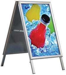  Megállítótábla, 2xA1, szögletes sarkok, 32mm (3080E) - dellaprint