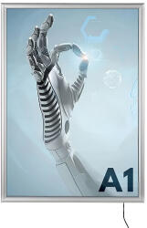  Plakátkeret LED, 1 oldalas, A1, 25 mm, BEST (3358) - dellaprint