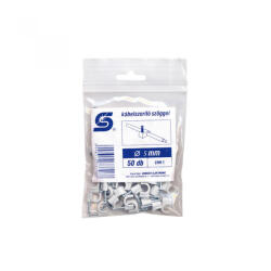 USE Home CHR 5 kábelbilincs szöggel, 5mm, 50 db, kerek vezetékhez (CHR 5)