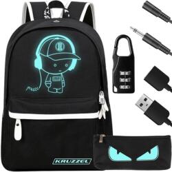 Kruzzel Hátizsák USB csatlakozóval (id_16135-code_19374)