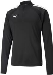 PUMA Férfi funkcionális félcipzáras pulcsi Puma TEAMLIGA 1/4 ZIP TOP fekete 657236-03 - S