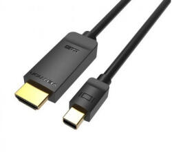 Vention mini DisplayPort -> HDMI , (4K, fekete), 1, 5m, kábel (HAHBG) - onlinepatron