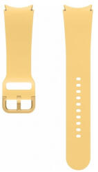 Samsung Galaxy Watch 6 / Watch 6 Classic, szilikon pótszíj, M / L méret, állítható, izzadtságátló, sport, sárga, gyári