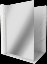 Mexen Kioto L, Walk-In zuhany paraván 90 x 200 cm, 8mm üveg tükörmintával, csiszolt acél profil, 800-090-103-97-50 (800-090-103-97-50)