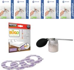 Англия КОМПЛЕКТ: 5 бр. Hüniger® Дървеници 55 гр, 12 бр. Капан с лепило за дървеници The Bugo + ПОДАРЪК Прашилка мини (12351-5-9244H-12-1392)