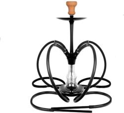 Padonio Fekete színű vízipipa 61 cm - 4 csöves (PAD-30514)