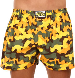 Styx Boxeri largi bărbați Styx art clasic cauciuc supradimensionat camuflaj galben (E1559) 3XL (172099)